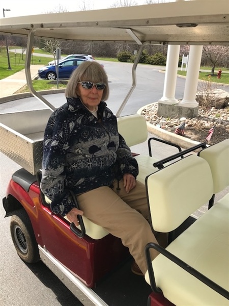 Gotta love a good golf cart ride in the fresh air!