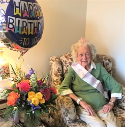 Clark Meadows Resident Turns 100!