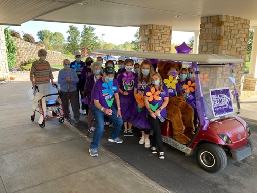 Let's wear our purple for Alzheimer's Awareness!