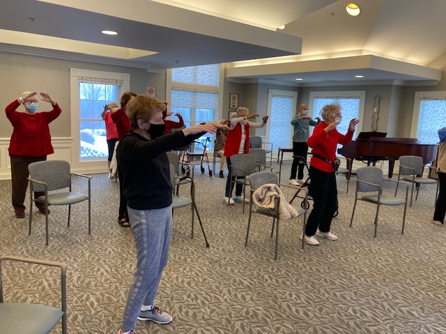 Tai-Chi started this morning at Ferris Hills