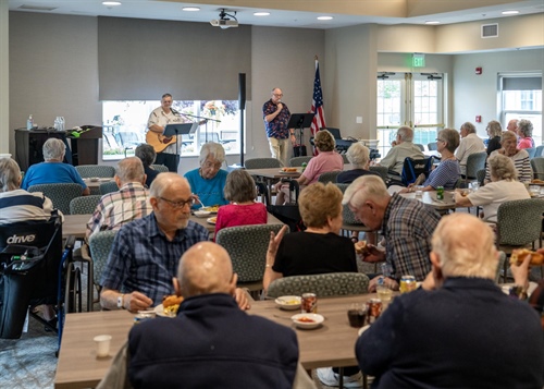 "The Elderly Brothers" perform at Ferris Hills