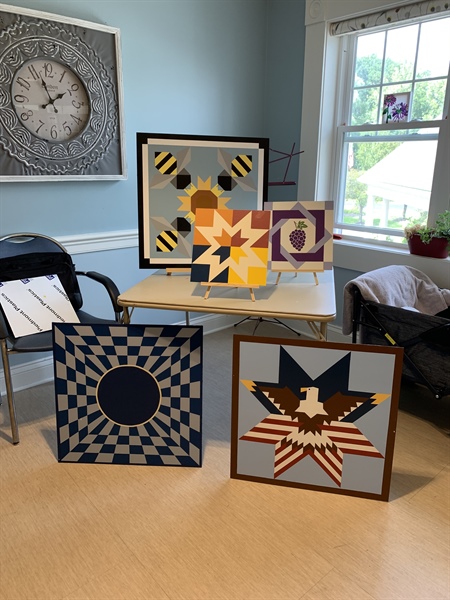 Barn Quilt Presentation at Clark Meadows